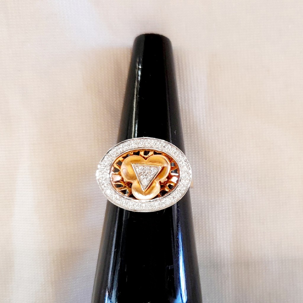 18 CRT Hallmark Rose Gold Ladies Ring