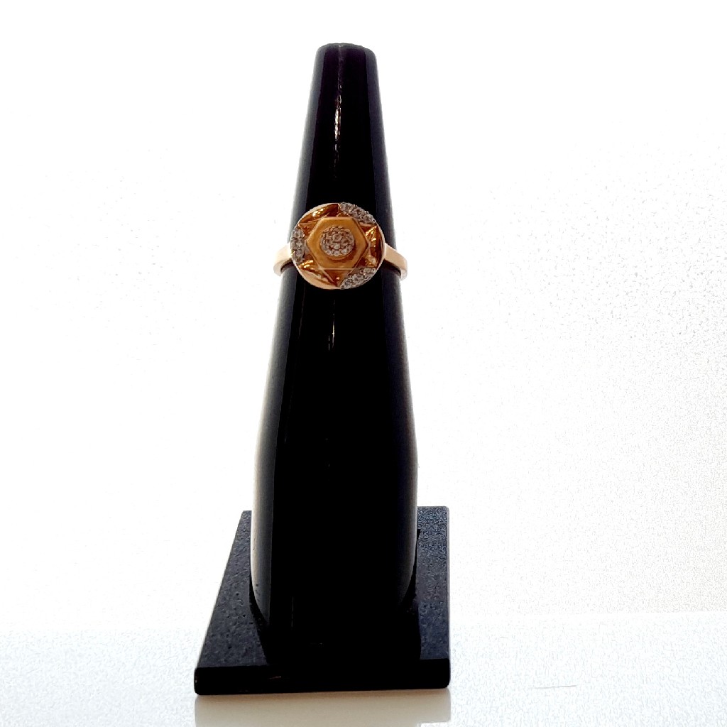 18 CRT Hallmark Rose Gold Ladies Ring