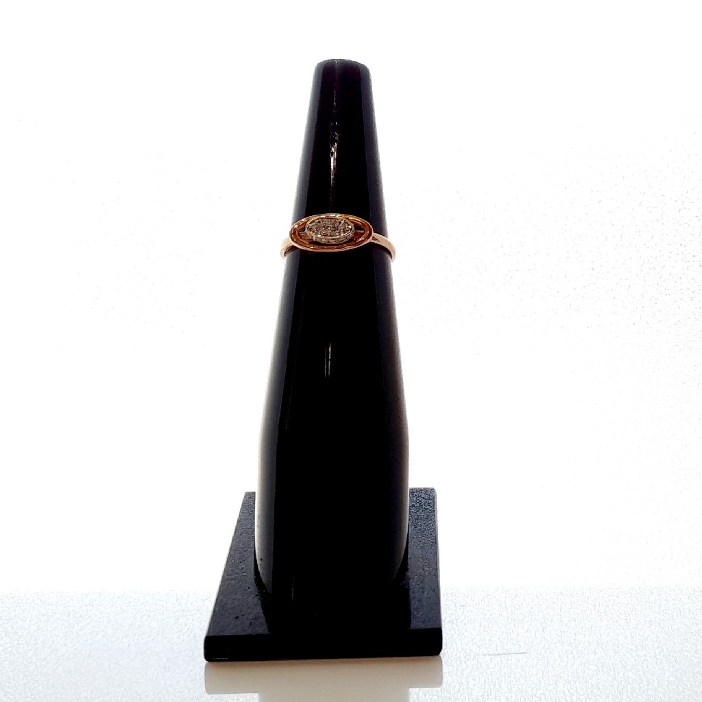 18 CRT Hallmark Rose Gold Ladies Ring