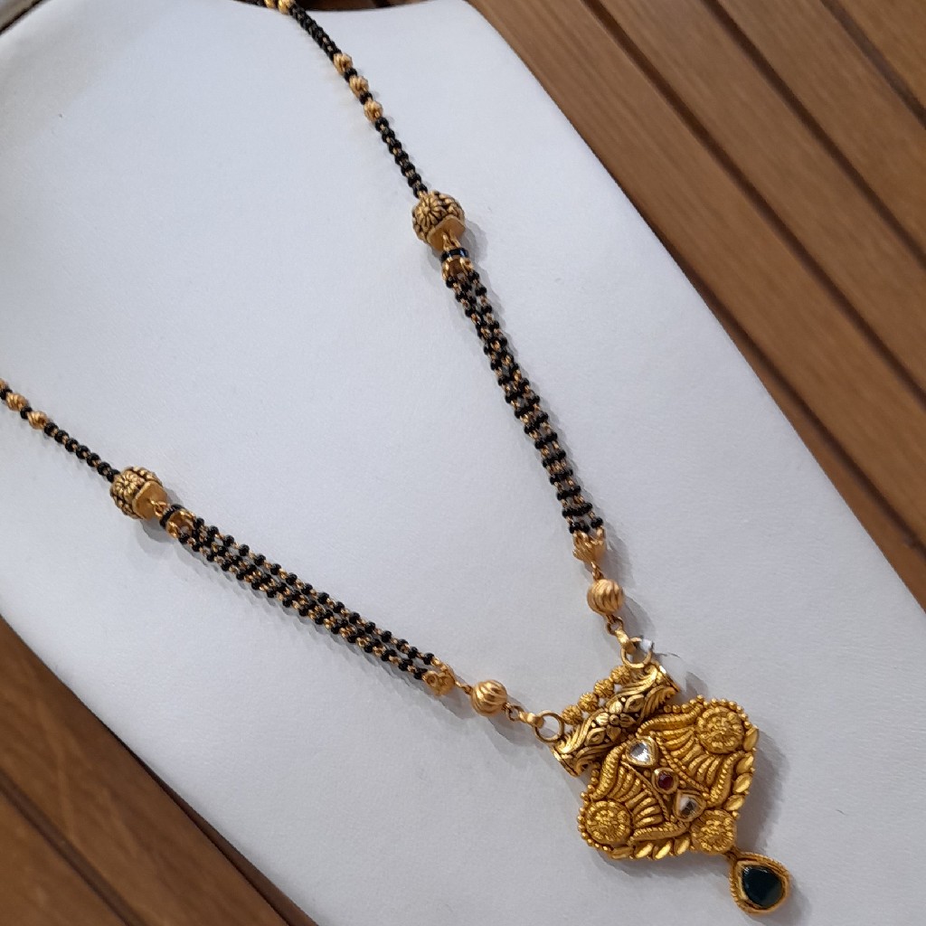 91.6 22kt antique mangalsutra