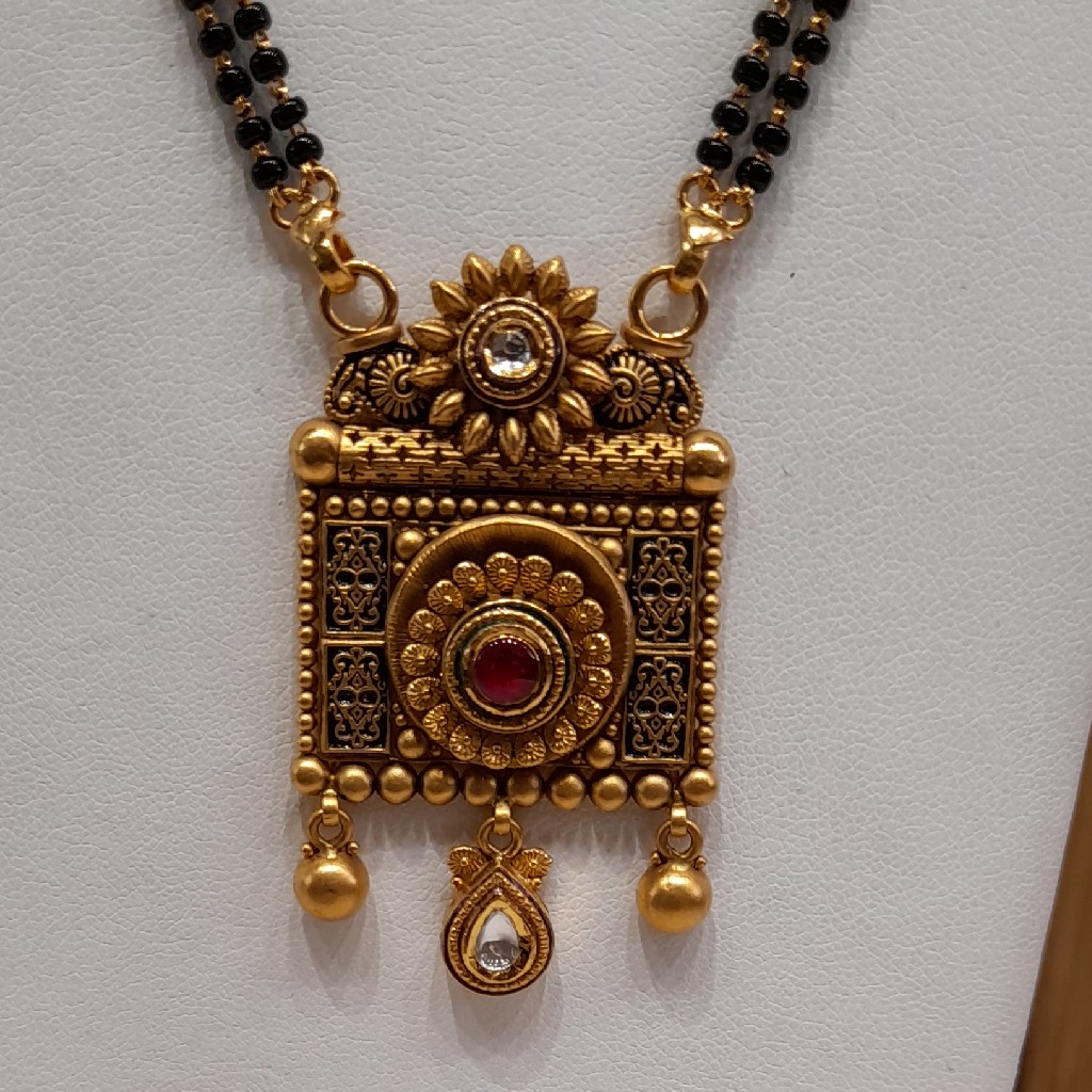 91.6 22kt antique mangalsutra - Image 2