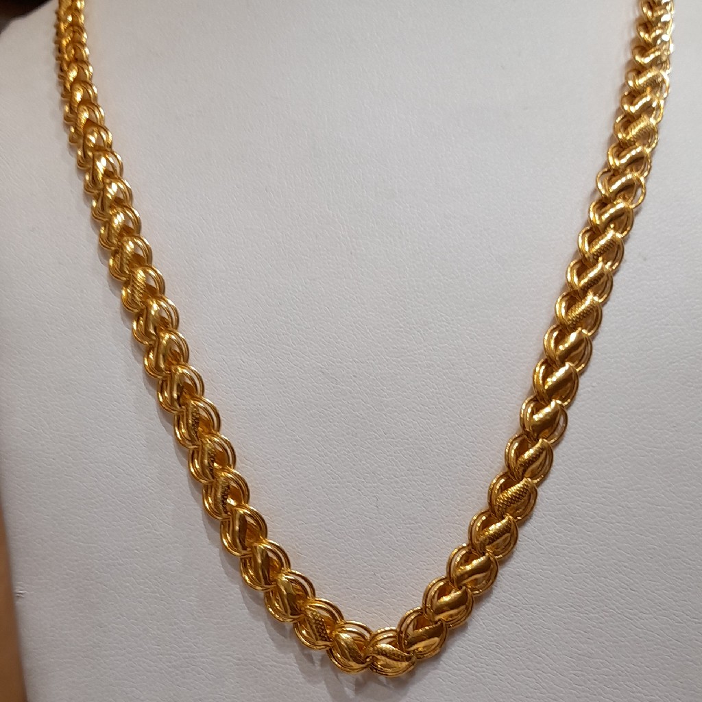 91.6 22kt gents holo chain