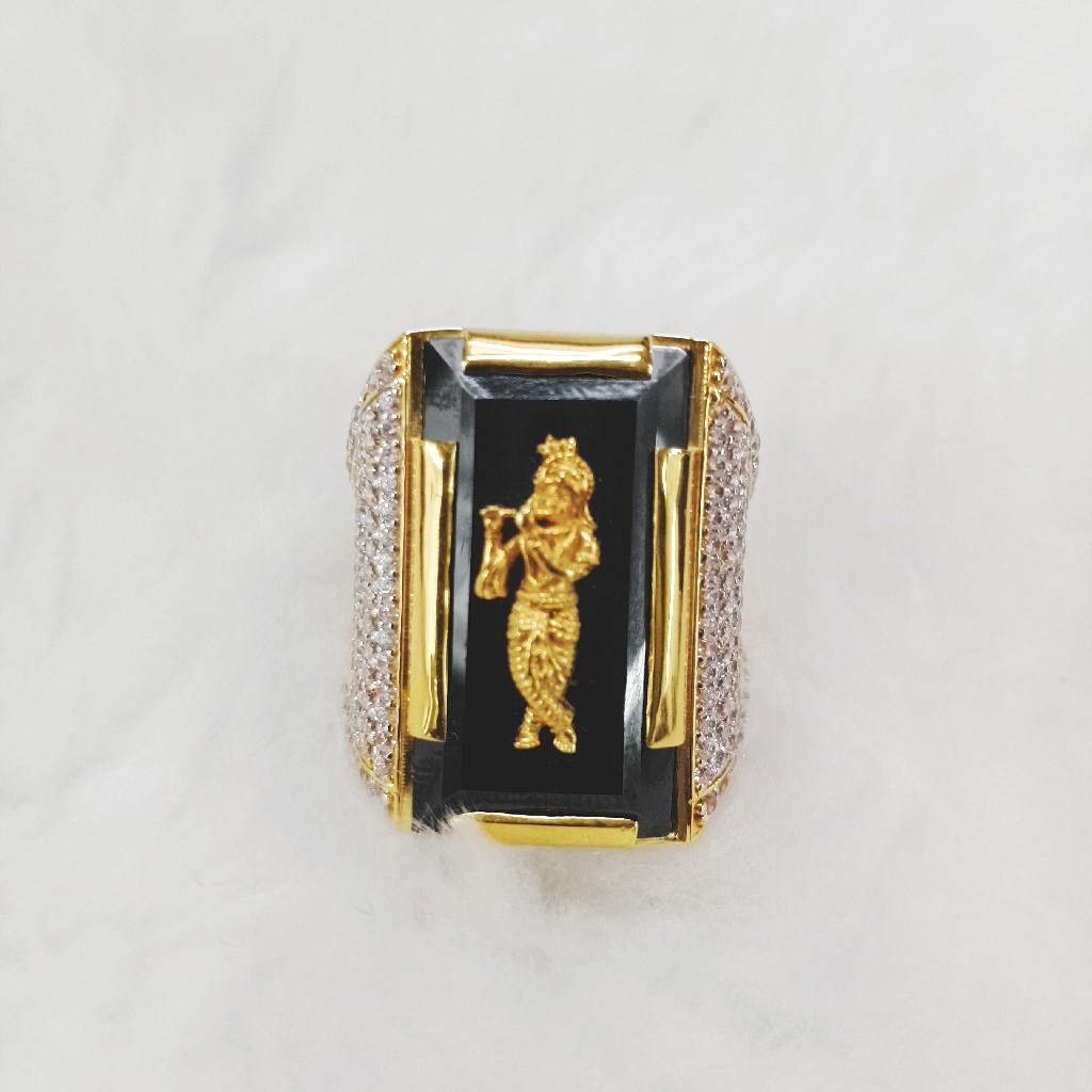 gold cz ring - Image 2