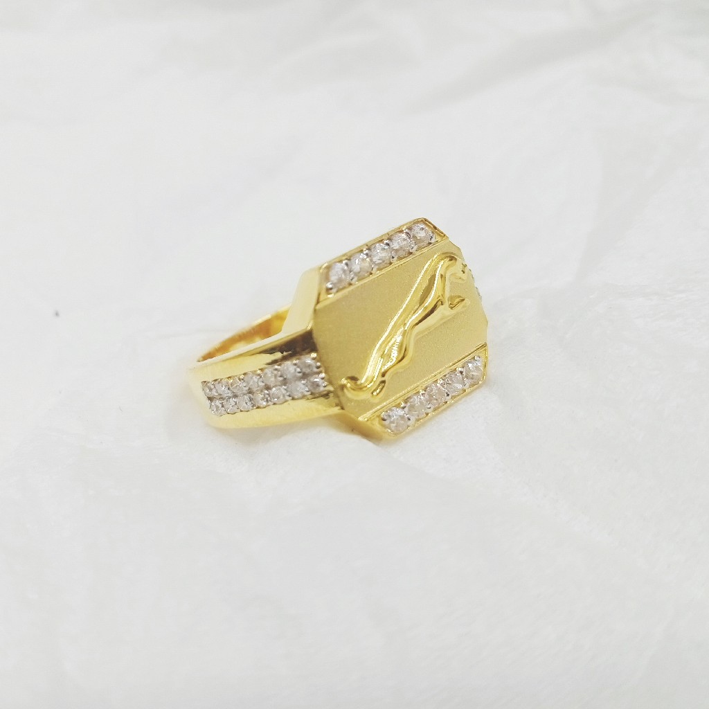 916 gold penther desing ring - Image 2