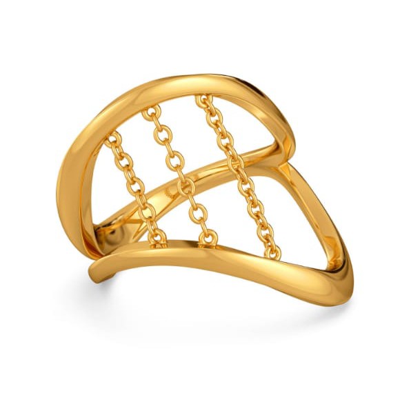 plain gold ring