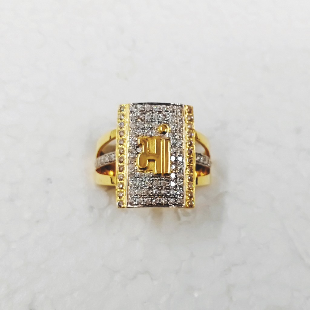 Gold cz ring