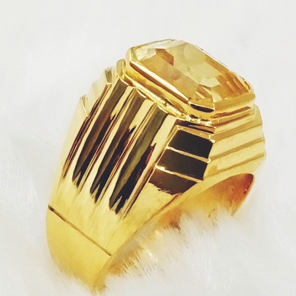 Men gemstone ring