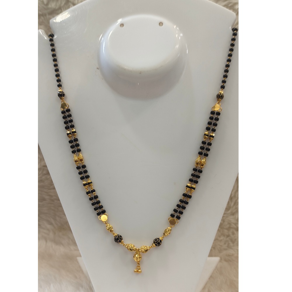 22KT Gold double Layer women Magalsutra BOC-004