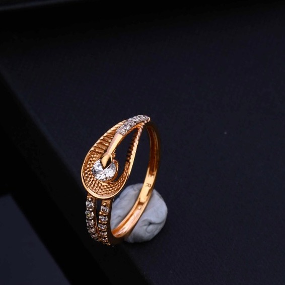 18KT Rose Gold Hallmark Engagement  Ring
