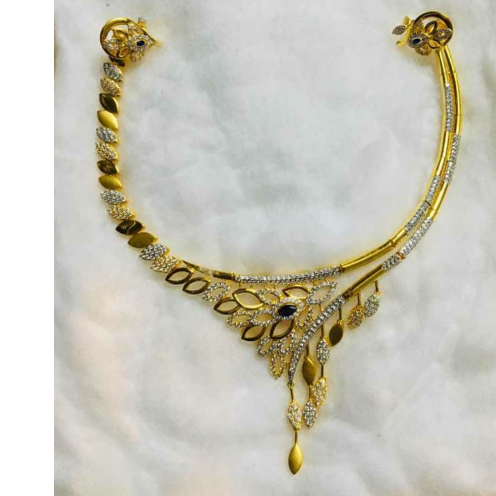 916 Gold Trendy Necklace GJ-999