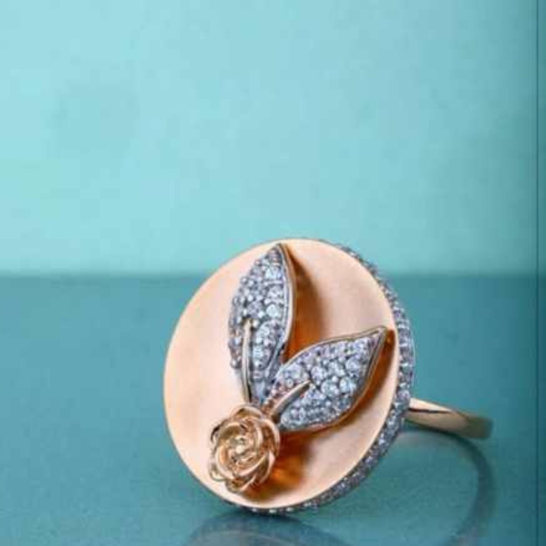 916 Rose Gold women Ring GJ-500