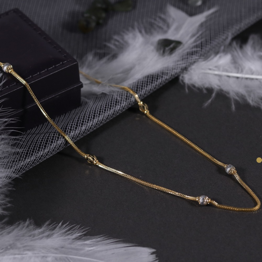 22kt gold women daily wear beautiful design chain