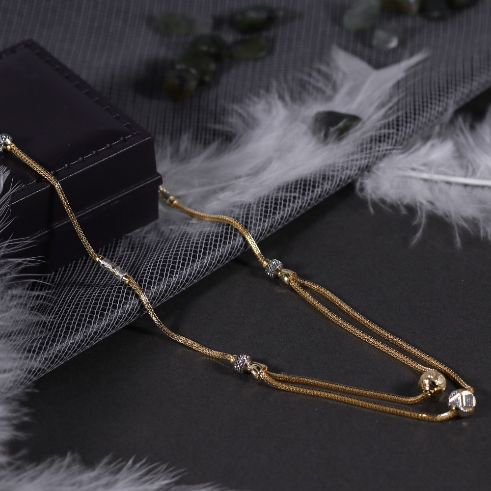22kt gold 2layer dokiya chain