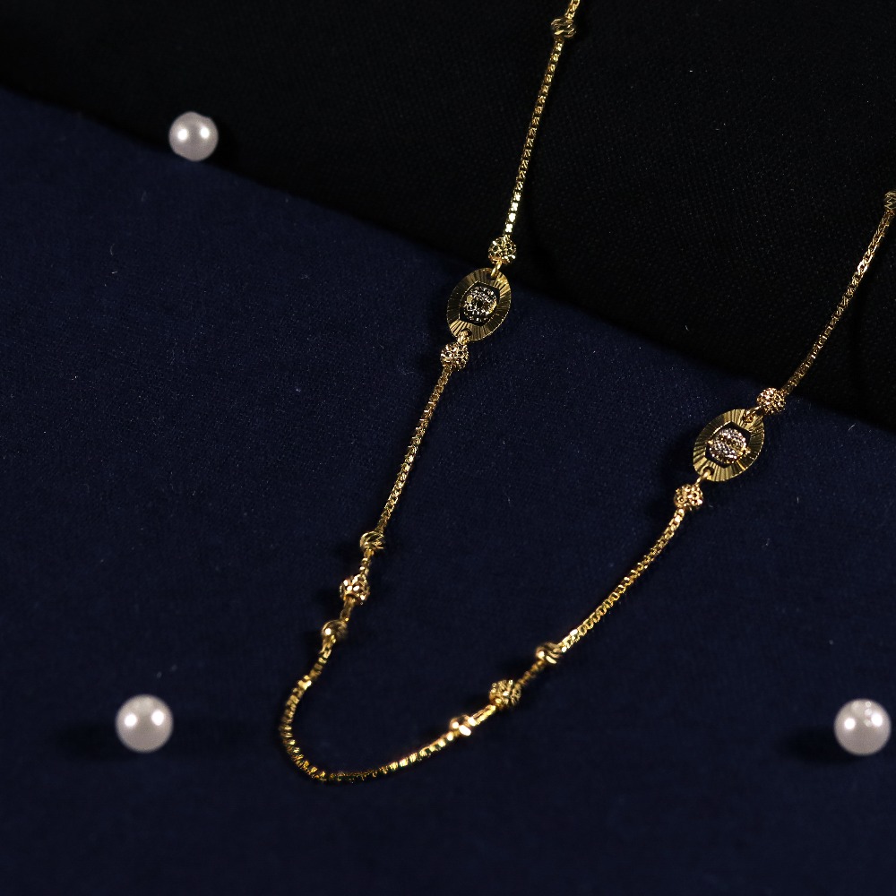 916 Gold Hallmark Delicate Chain