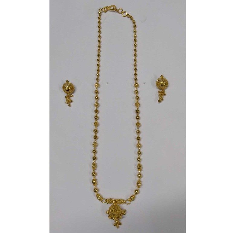916 gold fancy Coller Dodi Pendant Set akm-ps-167