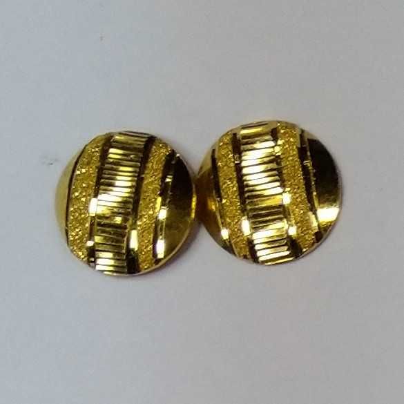 916 Gold Fancy Earrings Akm-er-145