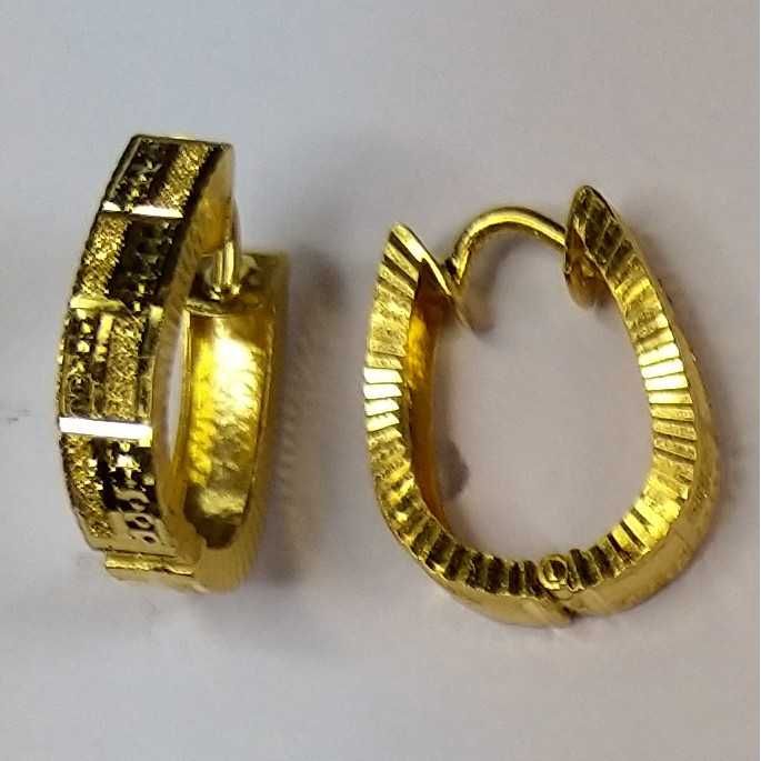 916 Gold Fancy UVbali Earrings Akm-er-144