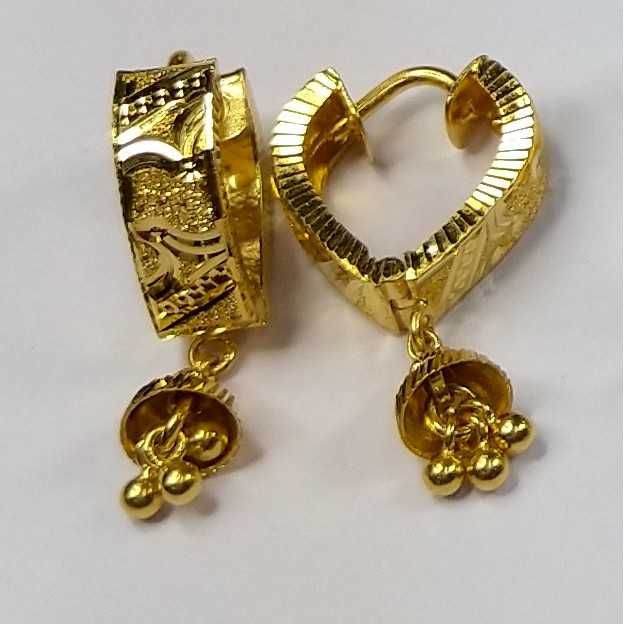 916 Gold Fancy UVbali Earrings Akm-er-140