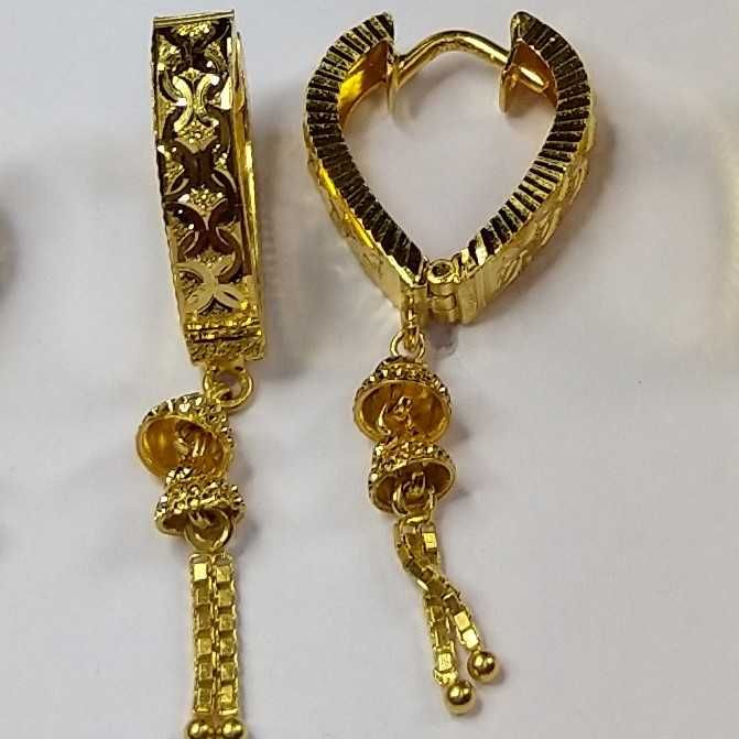 916 Gold Fancy UVbali Earrings Akm-er-137