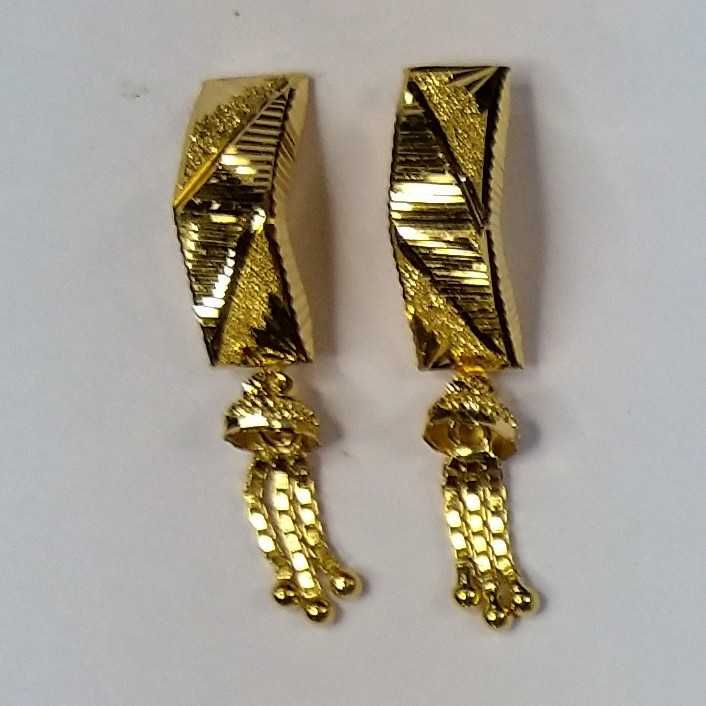 916 Gold Fancy Jtops Earrings Akm-er-136