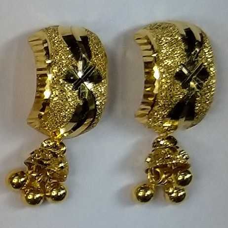 916 Gold Fancy  Jtops Earrings Akm-er-134