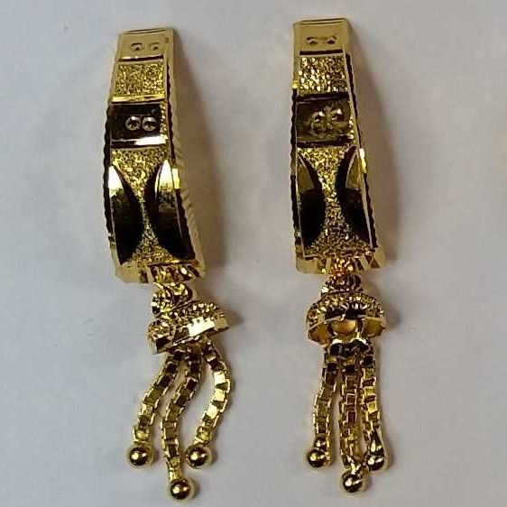 916 Gold Fancy Jtops Earrings Akm-er-128