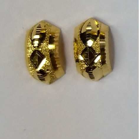 916 Gold Fancy Jtops Earrings Akm-er-127