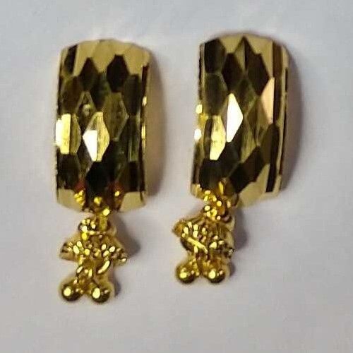 916 Gold Fancy Jtops Earrings Akm-er-119