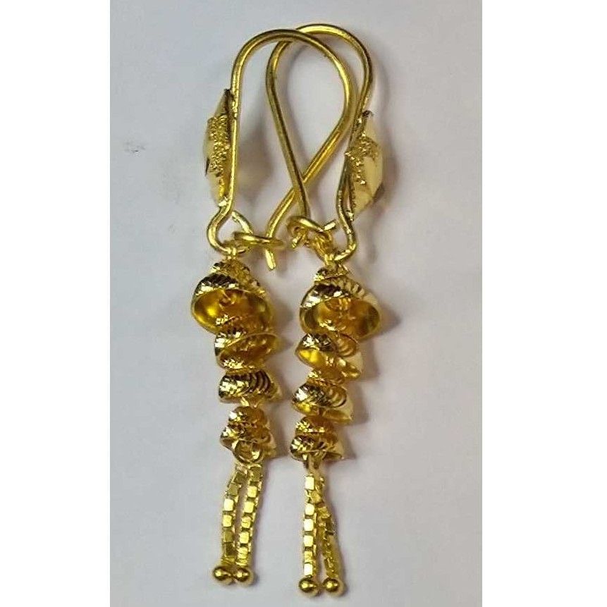 916 Gold Fancy Tardul Earrings Akm-er-114