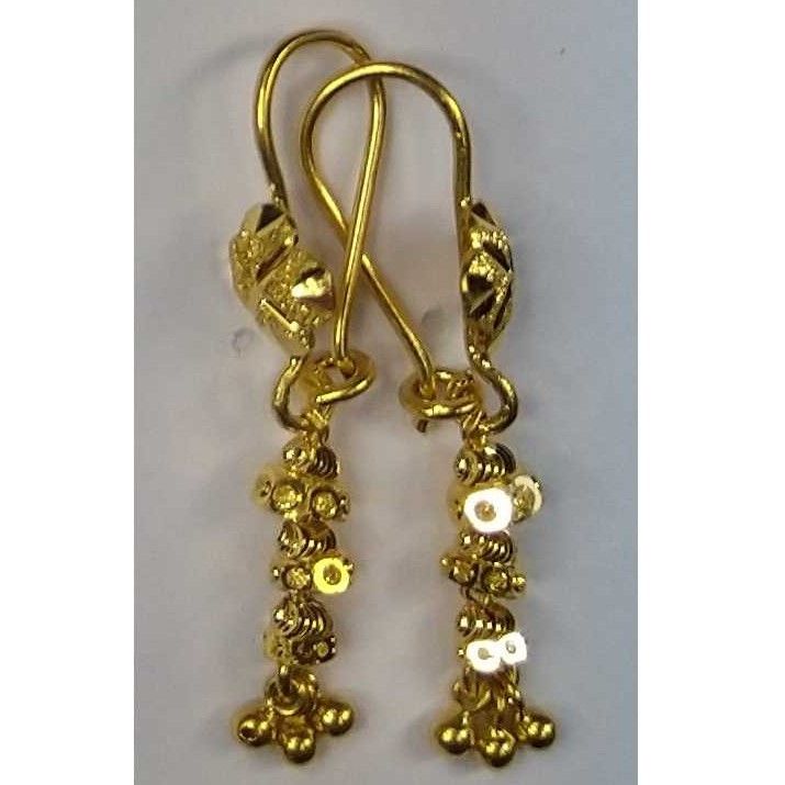 916 Gold Fancy Tardul Earrings Akm-er-113