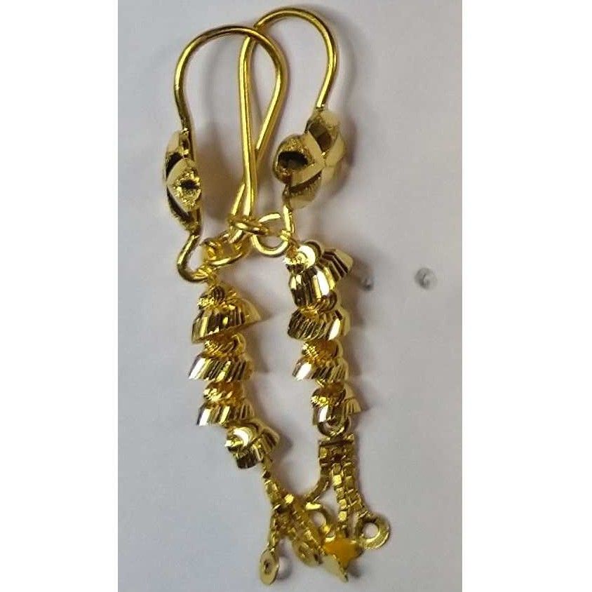 916 Gold Fancy Tardul Earrings Akm-er-110