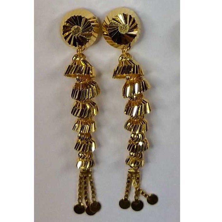 916 Gold Fancy Slowfast Earrings Akm-er-097