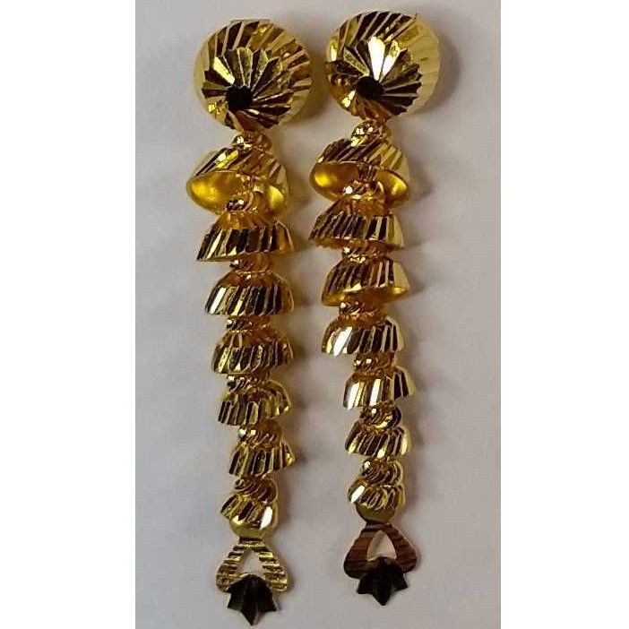 916 Gold Fancy Slowfast Earrings Akm-er-096