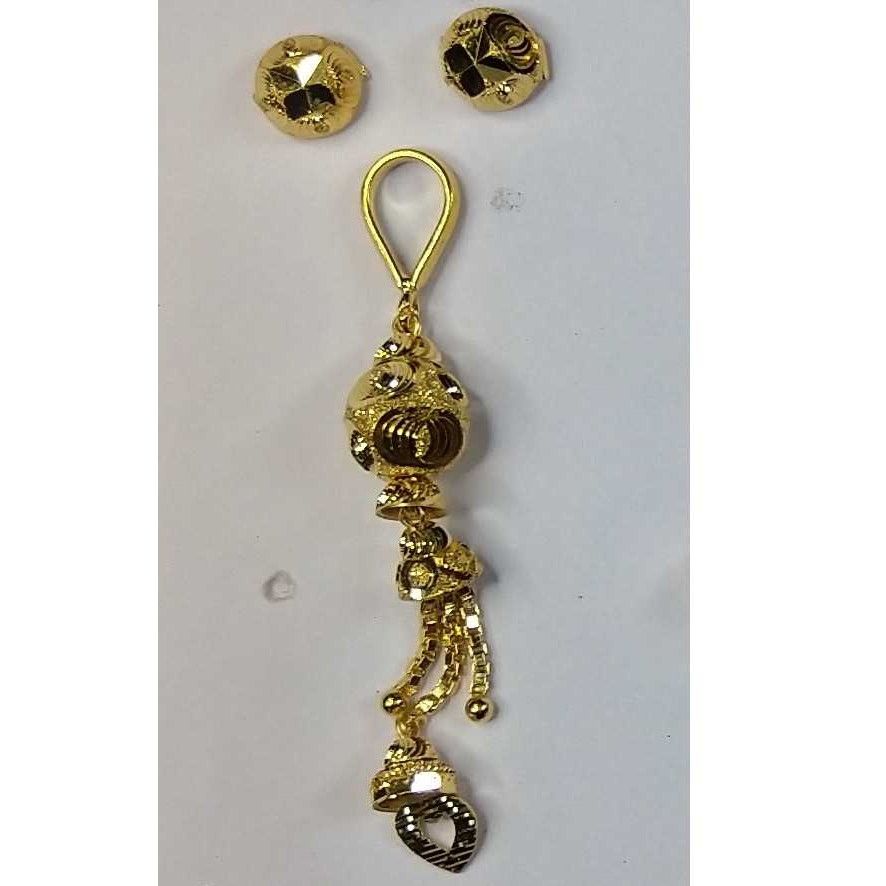 916 Gold Fancy Pendant Set Akm-ps-088