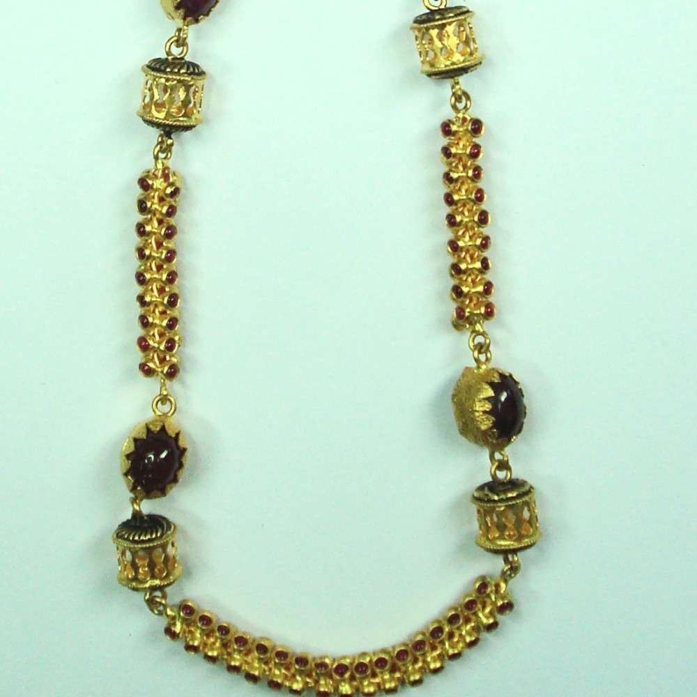 Antique kundan mala- akm-m-014 - Image 3