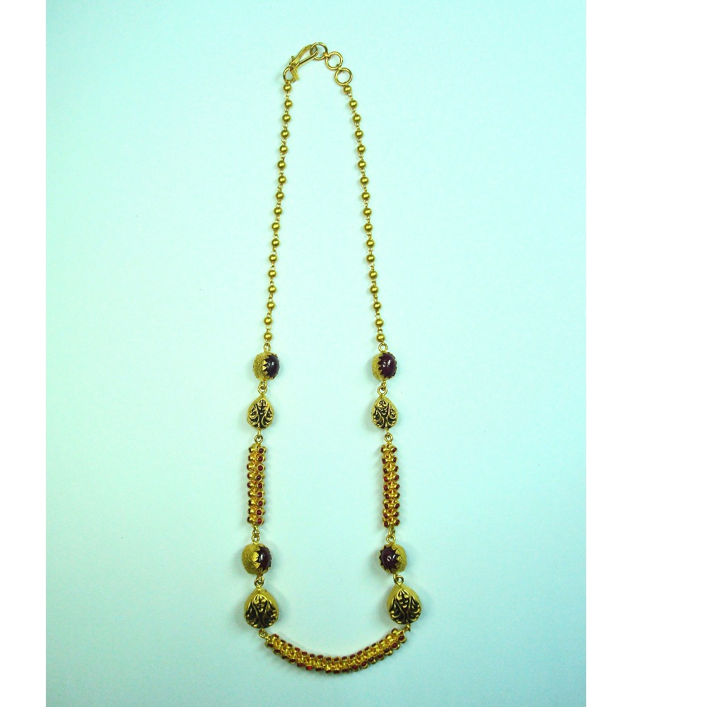 Antique jadtar kundan mala- akm-m-011 - Image 2