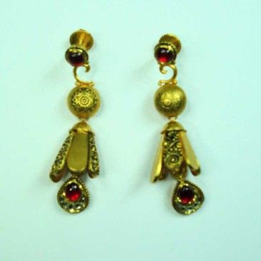 916 antique kundan earrings akm-er-009 - Image 2