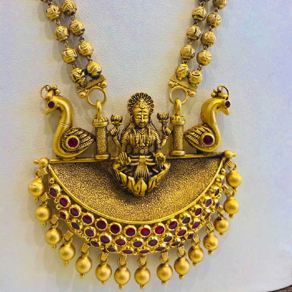 22k 916 Temple Jewelry Necklace Set