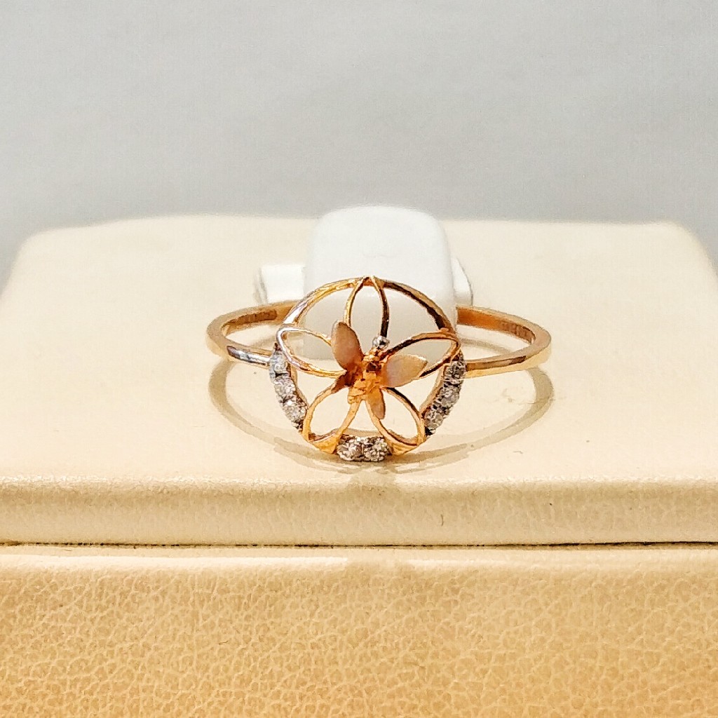 Real Diamond Butterfly Unique Style Ladies Ring