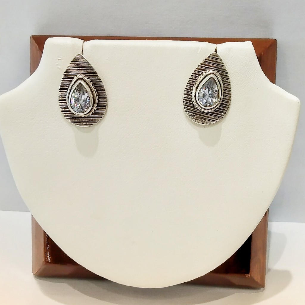 925 Sterling Silver Antique Design Earrings