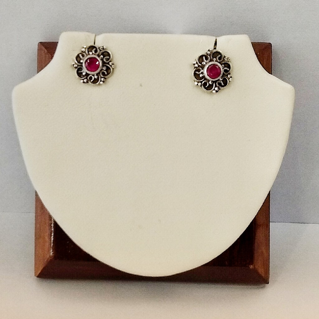 925 sterling silver rad stone flower tops for woman