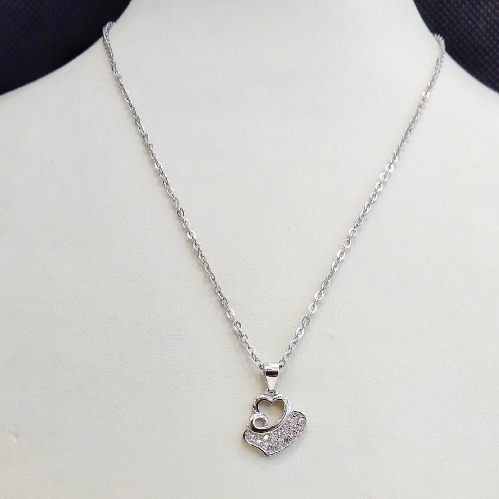 925 Sterling Silver classic Style Pendant Necklace For Women