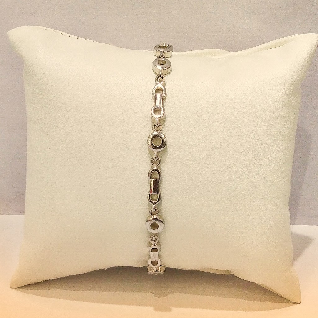 925 Sterling Silver Round Design Bracelet For Women