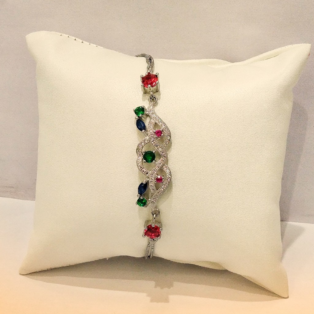 925 Sterling Silver Diamond Classic Bracelet