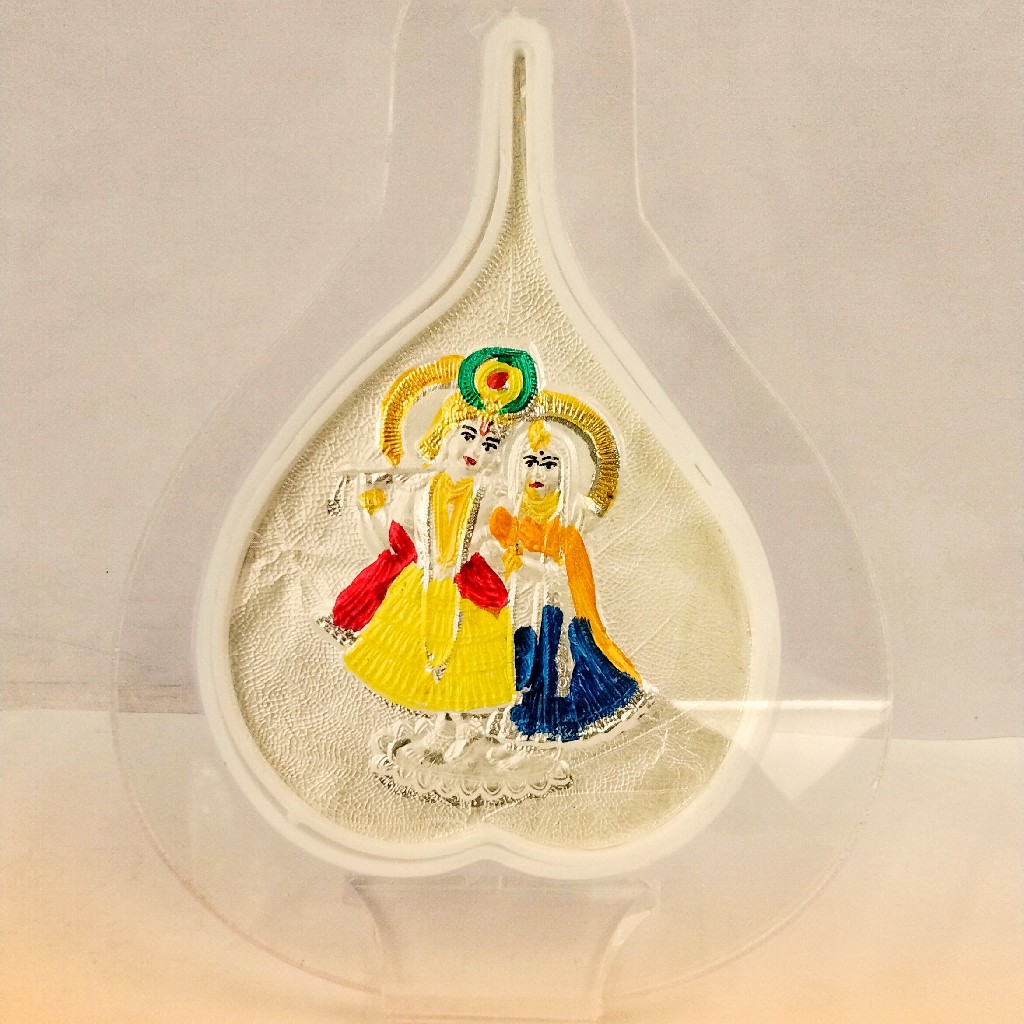999 Silver Radha Krishna Showpiece For Gift