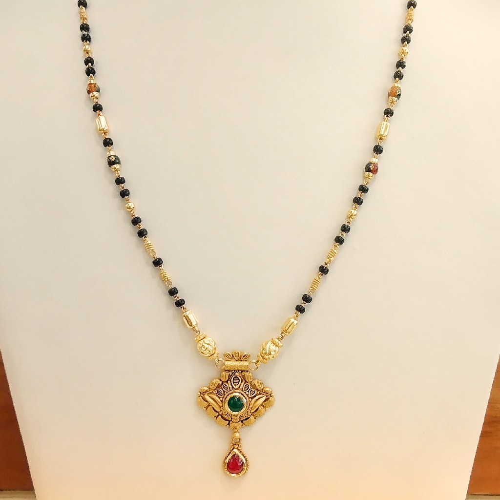 22k Hallmark Antique Delicate Mangalsutra