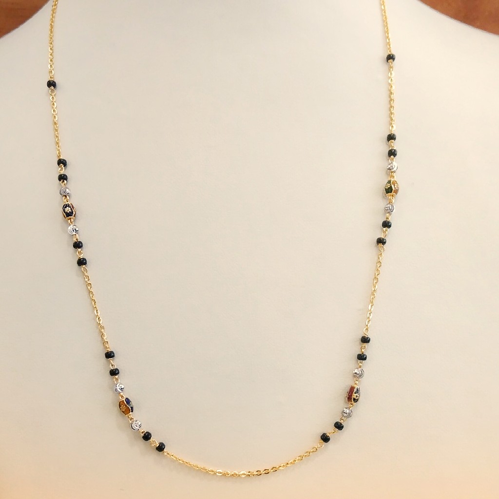 916 Hallmark Single Line Delicate chain Mangalsutra