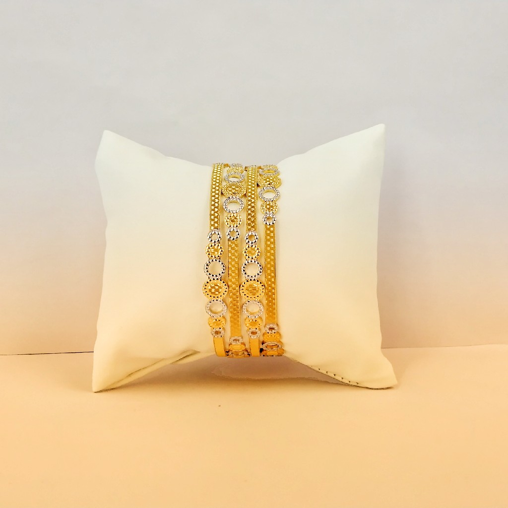 916 Hallmark Rodium Fancy Bangles - Image 2