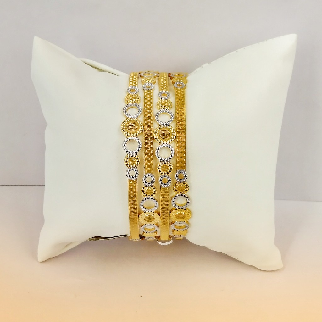 916 Hallmark Rodium Fancy Bangles