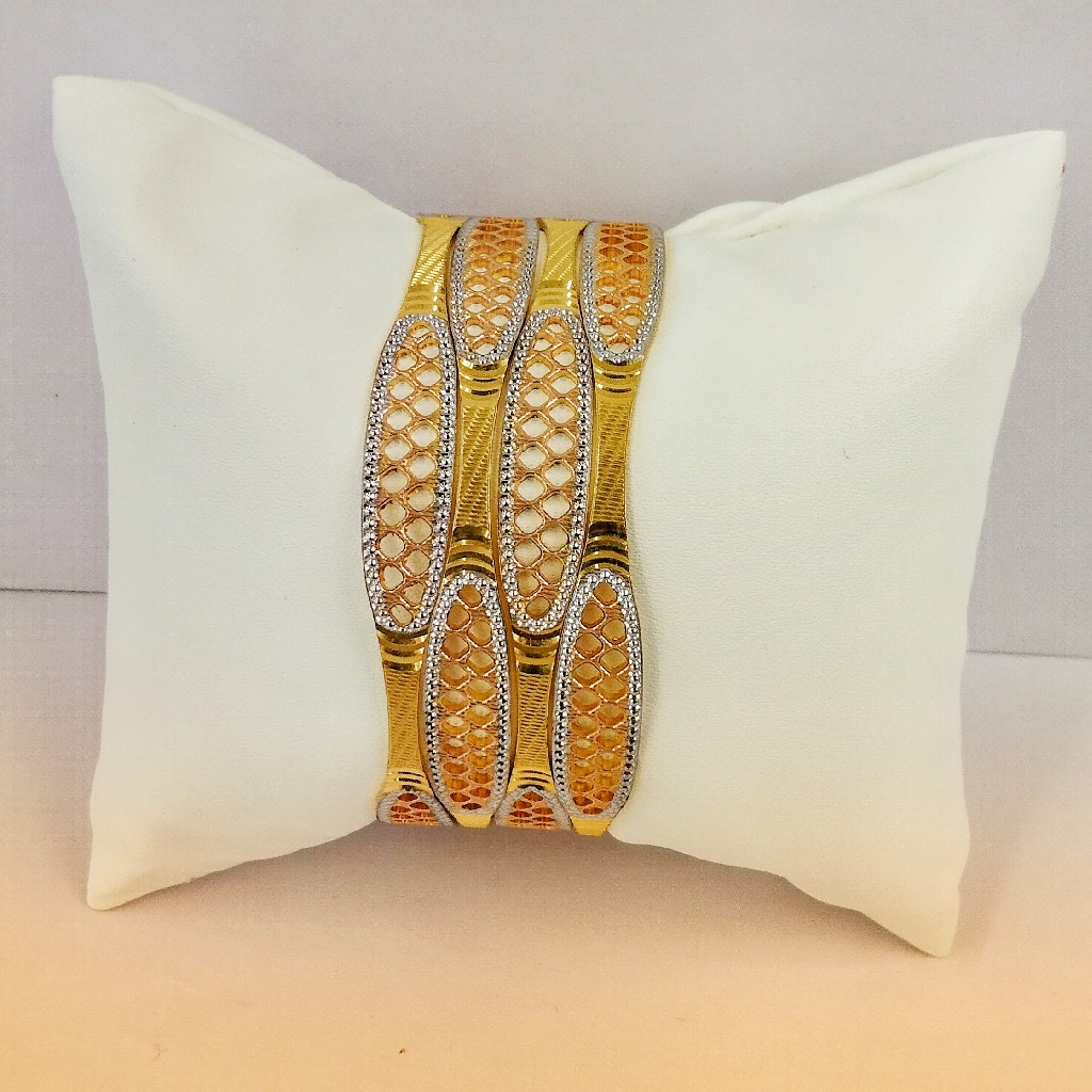 916 Hallmark Fancy Rodium Bangles